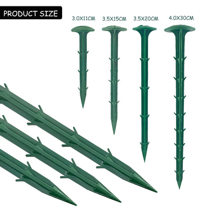 11/15/20/30cm Garden Landscaping Stakes Lawn Pins Pegs Garden Border Plastic