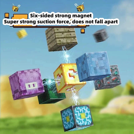 Magnetic Building Blocks Mine World Cube Magnet World Set for Kid Age DIY