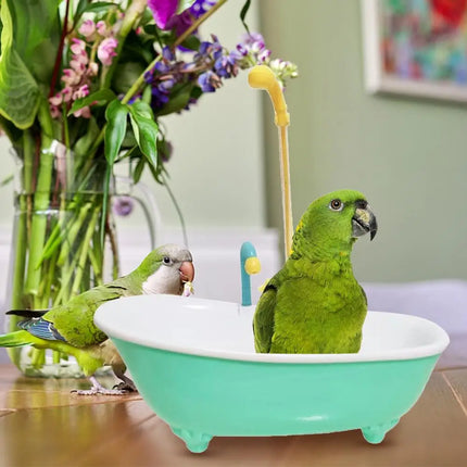 Parrot Automatic IntelligentBath Bird Shower Bathtub Blue AccessoriesHousehold Plastic