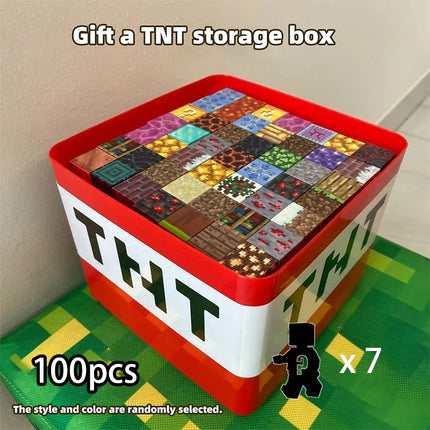 Magnetic Building Blocks Mine World Cube Magnet World Set for Kid Age DIY