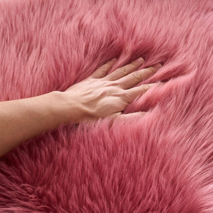 Solid Color Simple Fashion Bedside Rugscomfortable And Soft Bedroom Carpet Living Room Blanket