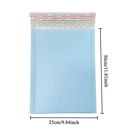 20Pcs Pink Green Blue Poly Bubble Mailers Padded Envelopes Self Seal Padded Envelopes Gift Bags Black Packaging Envelope