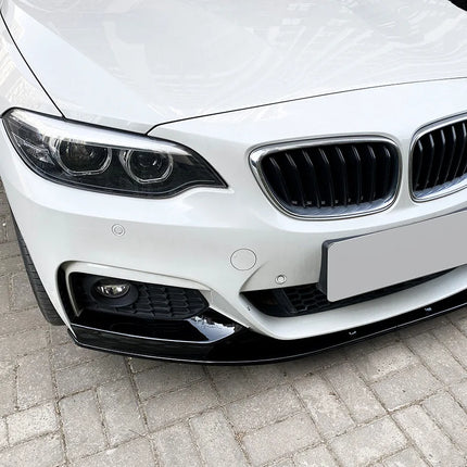 Front Bumper Splitter Lip Diffuser For BMW 2 Series F22/F23 M235i M240i M-Sport 2014-2021 Car Spoiler Cover Guard Deflector Lips