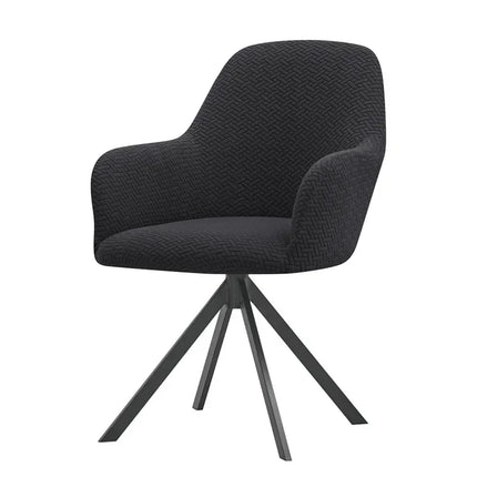 1/2/4/6pcs Elastic High Arm Dining Chair Covers Jacquard Office Chair Cover .