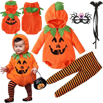 Baby Girls Boys Halloween Costume Sets Long Sleeve Cosplay jumpsuit