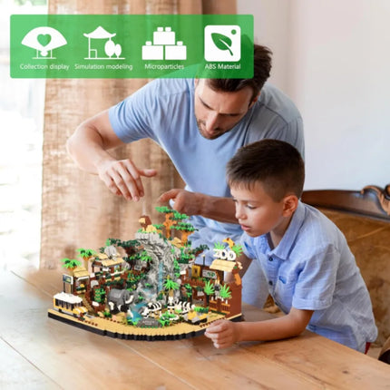 Zoo Building Miniature Building Block Set  4,800 pieces, Zoo