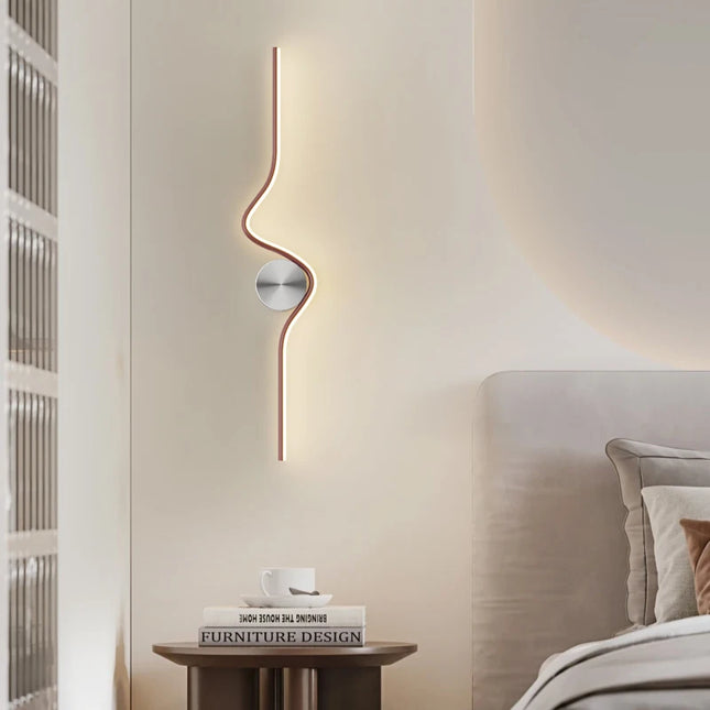 Living Room Wall Lamp Modern 2023 New Creative Aisle LED Background Wall Bedroom Bedside Lamp Home Decor Lighting Fixtures