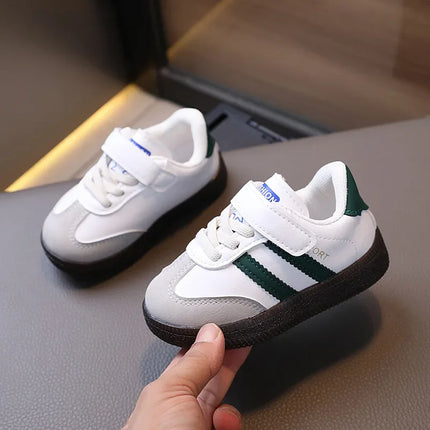 Baby Kids Fashion Design Walking Shoes Sneakers White Non-slip Casual Shoes Boys Girls