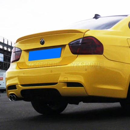 e90 Real Carbon Fiber Rear Trunk Spoiler for BMW e90 3 Series 320i 320d Dedicated Tail Modified Ducktail Lip Wing 2005-2011
