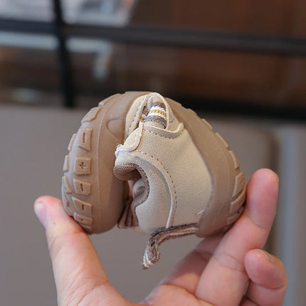 Autumn Sport Shoes For Children PU Leather Ergonomics Baby Boy's Girl's