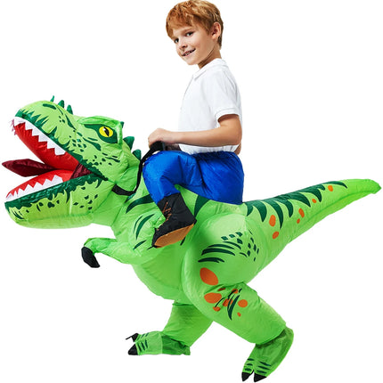 Dinosaur Inflatable Costume Anime Purim HalloweenDress Suits for Boys Girls