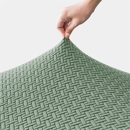 1/2/4/6pcs Elastic High Arm Dining Chair Covers Jacquard Office Chair Cover .