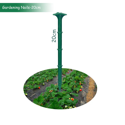 11/15/20/30cm Garden Landscaping Stakes Lawn Pins Pegs Garden Border Plastic