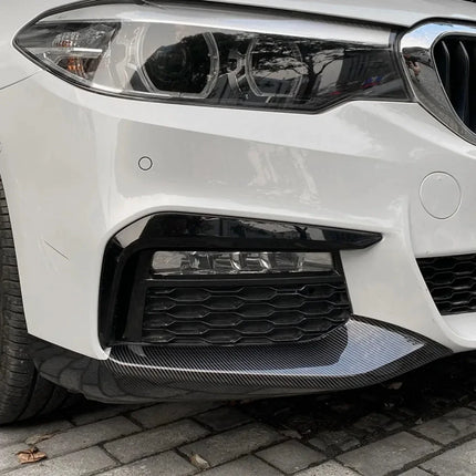 1Pair Front Bumper Lip Splitter For BMW 5 Series G30 G31 G38 520i 525i 530i 540i M Sport 2017-2020 Spoiler Diffuser Cover