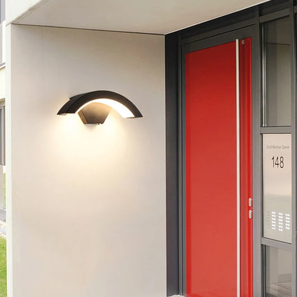 Outdoor Wall Light Waterproof IP65 Radar Motion Sensor Outdoor Lighting Porch Sconce Balcony Garden Outside Wall Lamp Vestibule