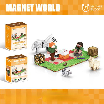 Magnetic Building Blocks with Multiple Shapes - Endless Building Possibilities for Kids to Explore