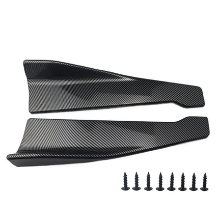 48cm Car Skirt Spoiler Rear Lip Side Skirt Winglets Diffusers Extension Rocker Splitters Corner Valance For BMW For Benz