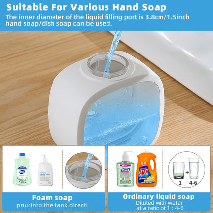 New Wall Mounted Automatic Soap Dispenser Foam Smart Hand Washing