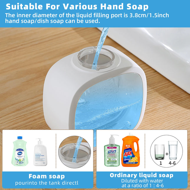 New Wall Mounted Automatic Soap Dispenser Foam Smart Hand Washing