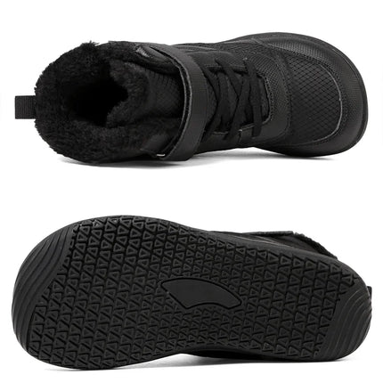 MEDASAIN Toddler/Little/Big/Kid Wide High Top Barefoot Shoes | Street-Style Minimalist Sneakers for Boys/Girls | Natural & Healt