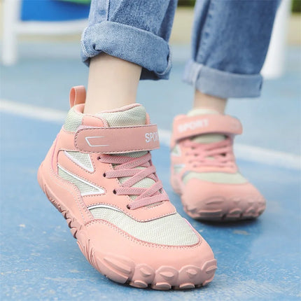 Little/Big Kid Wide High Top Barefoot Shoest Sneakers for Boys/Girls