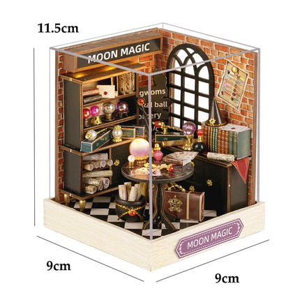 Miniature Dollhouse Kit 3D Puzzle Furniture Assembly Model Doll House education,
