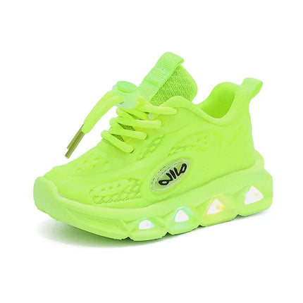 New Boys and Girls Light Up Clunky Sneaker Small and Medium-sized