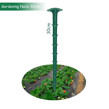 11/15/20/30cm Garden Landscaping Stakes Lawn Pins Pegs Garden Border Plastic