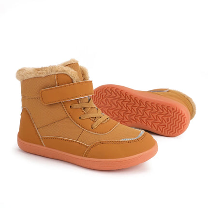 Kids Wide Toe Barefoot Snow Boots Boys/Girls Winter Minimalist Sneakers