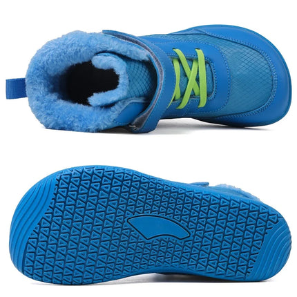 MEDASAIN Toddler/Little/Big/Kid Wide High Top Barefoot Shoes | Street-Style Minimalist Sneakers for Boys/Girls | Natural & Healt