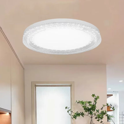 Hot Selling Ultra Thin Crystal Ceiling Lamp Round Ceiling Home Lamp Cool White Suitable for Balcony Kitchen Bedroom Light