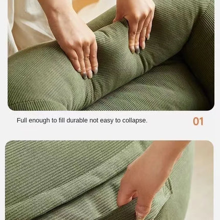 X&D Lazy Sofa Leisure Small Bedroom Living Room Balcony Single Person Reclining Or Sleeping Nest Sofa Internet Famous New Model