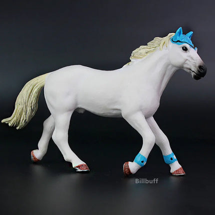DIY Horse Race Model Horseman Farm Animal Figurines Action & Toy Figures ABS Emulation Toys for Children Christmas Birthday Gift