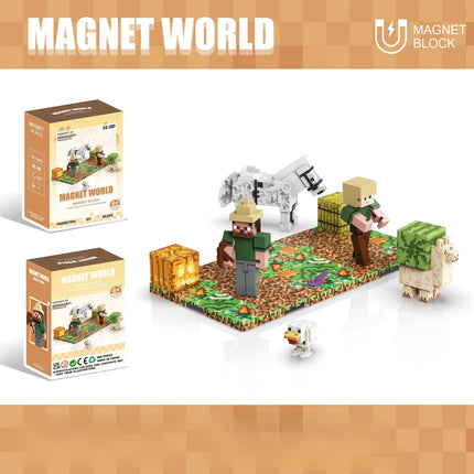 Magnetic Building Blocks with Multiple Shapes - Endless Building Possibilities for Kids to Explore