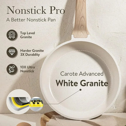 11 Pcs Cookware Sets Pots and Pans Set Nonstick Cooking Set W/Frying Pans
