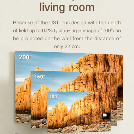 Formovie C3 4K Laser TV Projector ALPD 400 Nit Brightness Beamer Cinema 3 DLP 40ms Game UST Projetor Fengmi For Home Theater