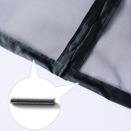 DTGJ Magnetic Door Screen,Black Side Door Magnetic Mosquito Net,Insect Proof Flight,Summer and Kitchen Indoor Invisible Net