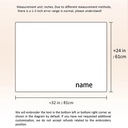 Personalized Baby Blanket Newborn Stroller Sleeping Dolls Custom Blanket With Name Soft Plush Soother Appease Towel Cover Gift