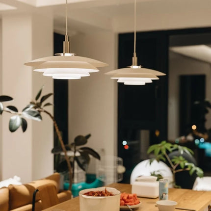 Nordic Led PH3 Pendant Light Coffee Shop Bar Bedroom Bedside White UFO Hanging Lamp Restaurant Living Room