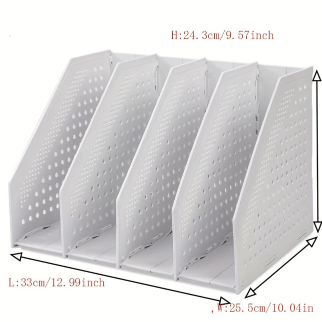 Office Desktop Finishing Book Stand  Office Supplies Document Bookshelf Book Stand File cabinet Lock File organizer Dog grooming