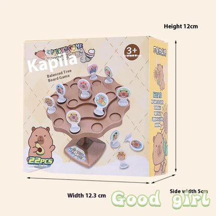 1 Set Parent-child Lnteractive Children's Mindfulness Thinking Training Board Game Puzzle Kapibala Balance Tree Toy