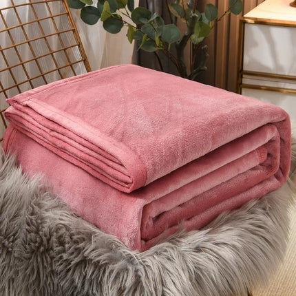 Flannel Fleece Microfiber Throw Blanket, Luxury Lightweight Super Soft Warm