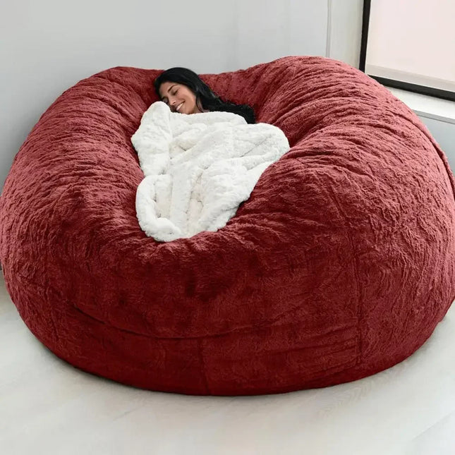 Bean Bag Flexible Bean Bag Cover Anti-fading Indoor Oversized