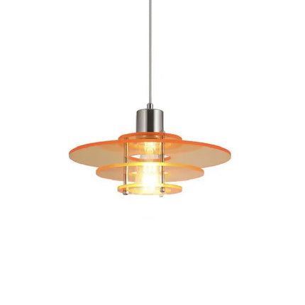 Mid-Ancient Chandelier Restaurant Simple Bar Bedside Study Island Table Exhibition Hall Nordic Creative Ufo Lamp