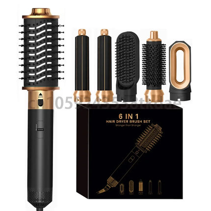 6 in 1 Hair Dryer Brush Hot Comb Set Professional Curling Iron Hair Straightener Styling Tool For Dyson Airwrap Hair Dryer
