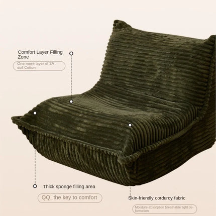 Lazy Person Sofa Can Lie And Sleep Caterpillar Sofa Balcony Tatami Net Red Bedroom Living Room Single Leisure Sofa