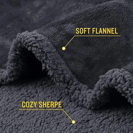 Blanket Couple Romantic Blankets Warm Cozy Shaggy Blanket-thickened King Size 100% Waterproof