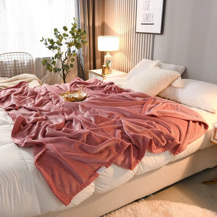 Flannel Fleece Microfiber Throw Blanket, Luxury Lightweight Super Soft Warm