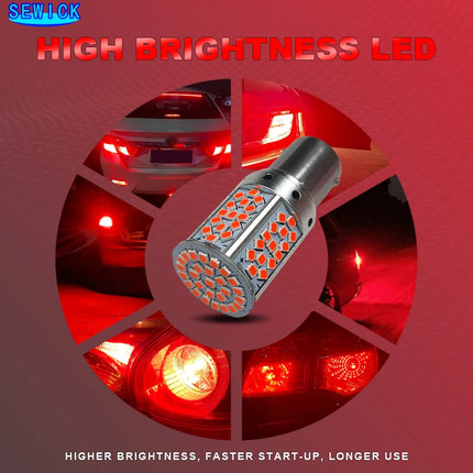 2pcs LED For Toyota Corolla 2002-2014 2003 2004 2005 2006 2007 2008 2009 2010 2011 2012 2013 Brake Light Bulb Accessories