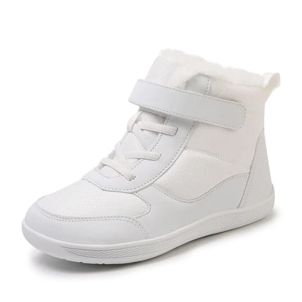 Winter Little/Big Kid Wide High Top Barefoot Shoes  for Boys/Girls